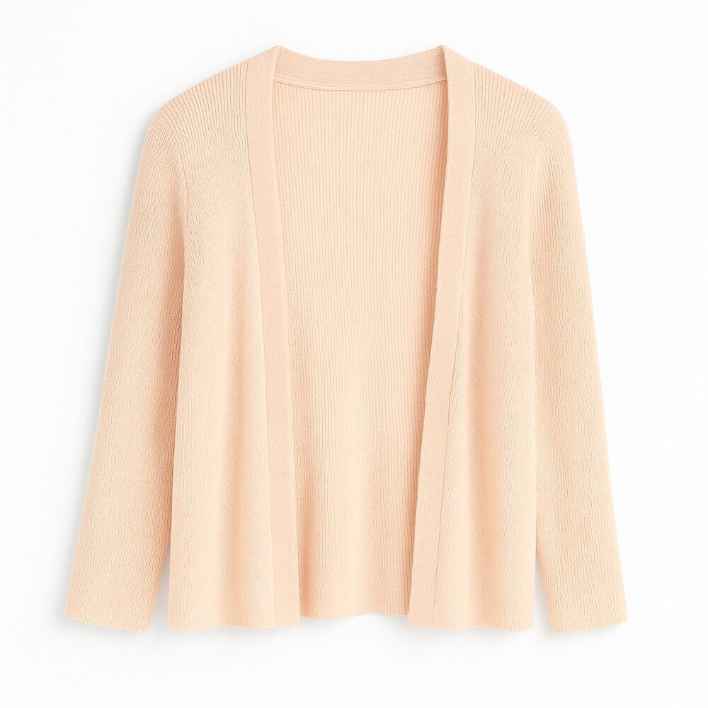 89th & Madison Open-Front Ribbed Cardigan – Size Medium (M) - Picture 2 of 5
